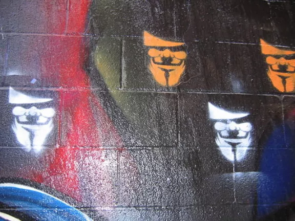 ME Portland V for Vendetta