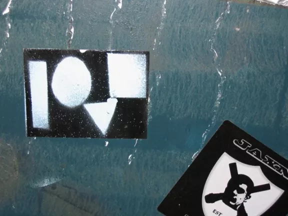 MA Boston shapes sticker