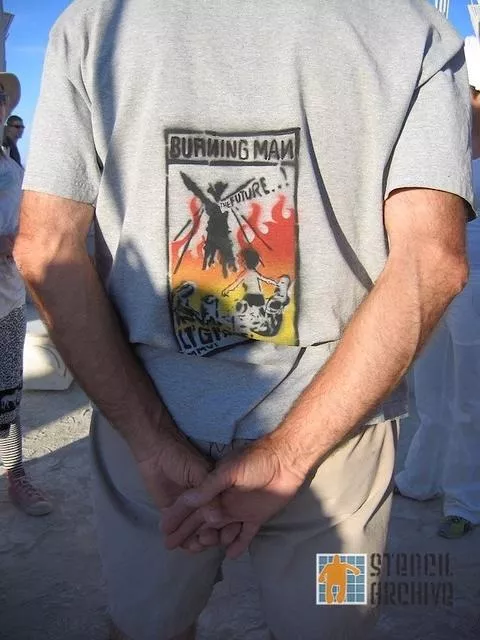 Burning Man 2006 The Future tee