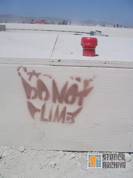 Burning Man 2011 FLG do not climb