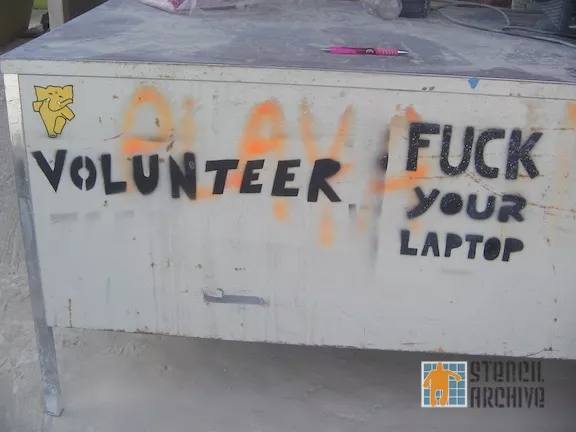 Burning Man 2011 F..k your laptop