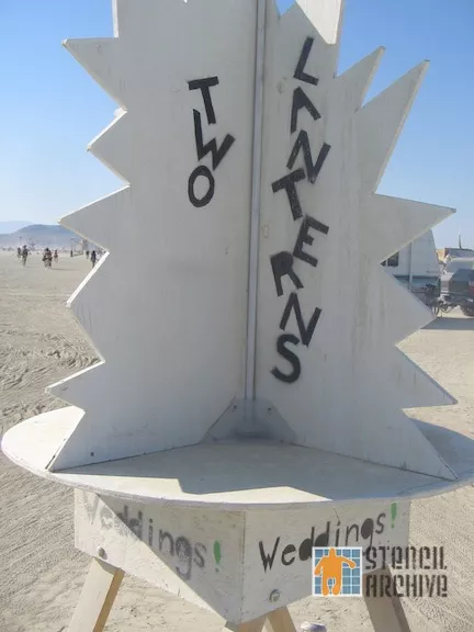 Burning Man 2011 Two Lanterns