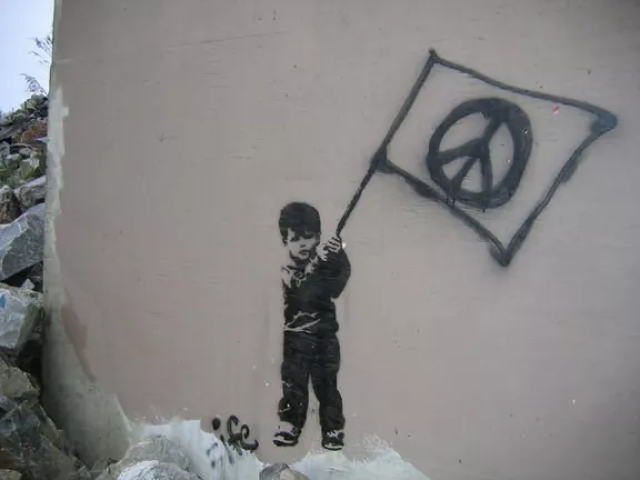 NH Highway 101 zife peace sign