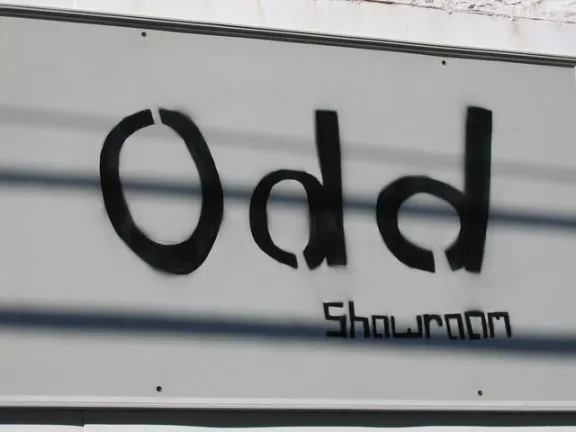 NH Portsmouth Odd Showroom sign