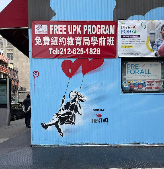 NYC Hek Tad Banksy ripoff ph J Rojo for BSA