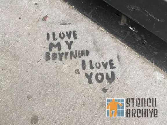 NYC NOHO I love my boyfriend