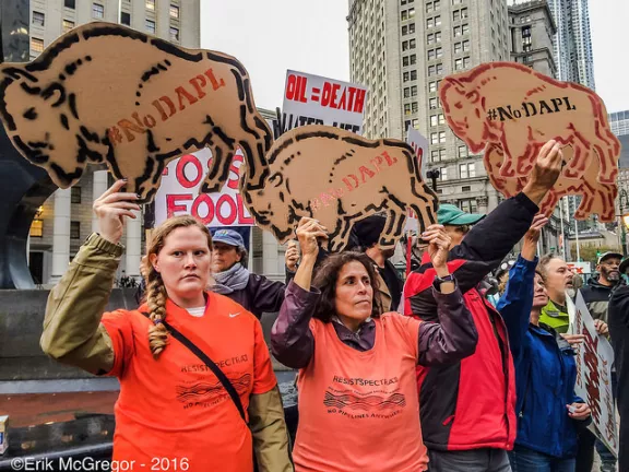 NYC NoDAPL N15 Protest