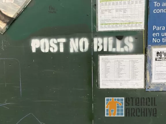NYC Post No Bills 03