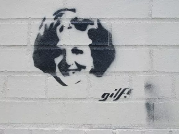 NYC West Village gilf Betty White
