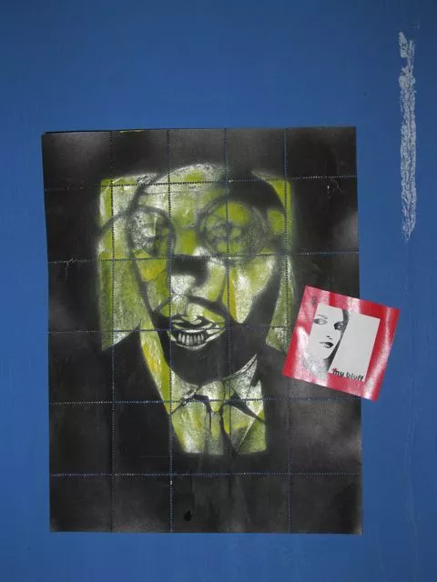 NYC face sticker