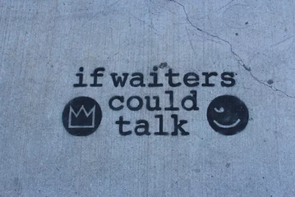 NYC if waiters could talk