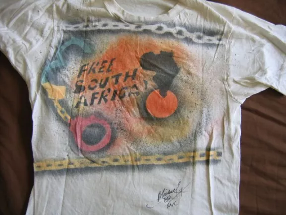 NYC 1987 Michael Free So Africa