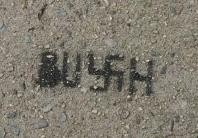 NYC Brooklyn Bush text