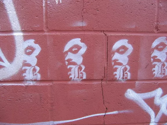 NYC Brooklyn B with Face