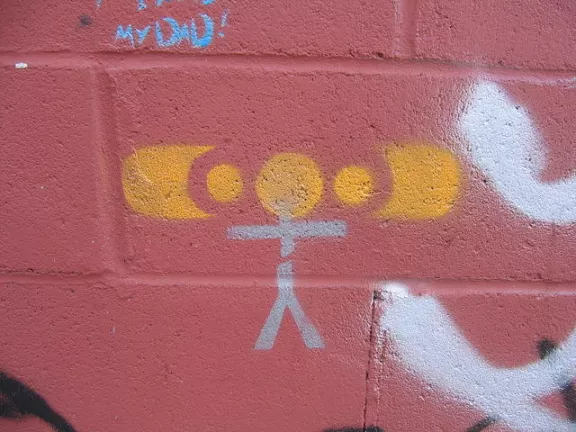 NYC Brooklyn Stick Figure