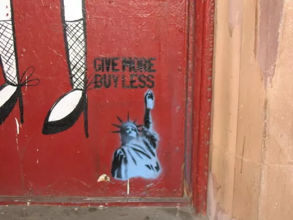 NYC SoHo Give More Buy Less