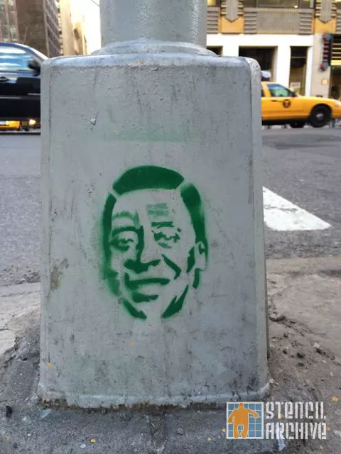 NYC green portrait