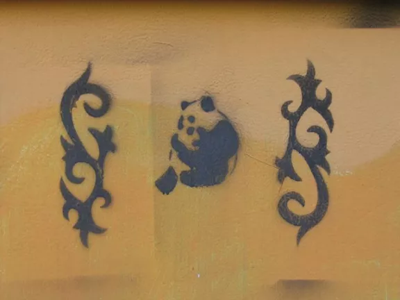 NC Asheville Tribal Panda