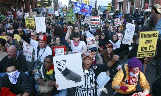 Occupy SF bay area fist