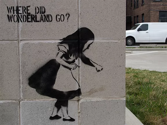 OH Cleveland Alice the rabbit