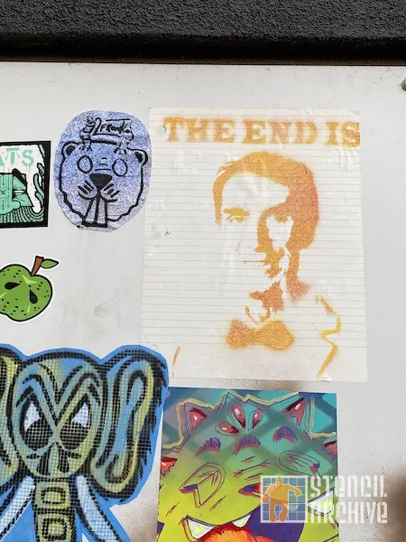 OR Portland The End is Nye wheatpaste