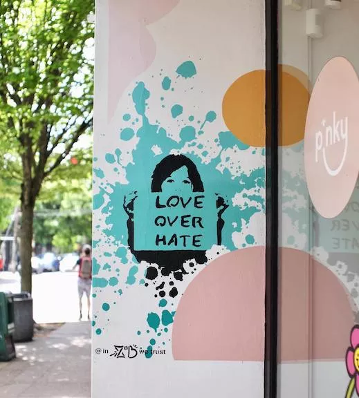 OR Portland Zob Love Over Hate