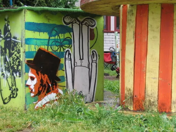 Tiago Portland OR Clown House Top Hat