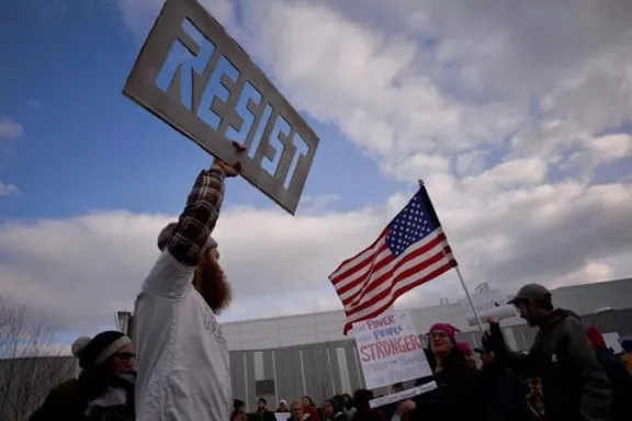 PA Philly Resist Trump protest cut out