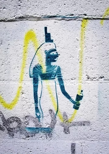 PA Pittsburgh Egyptian Graffiti Artist