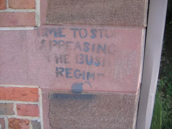 RI Providence Stop Appeasing Bush