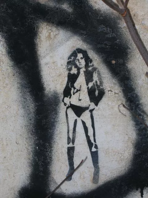 SC Greenville standing woman