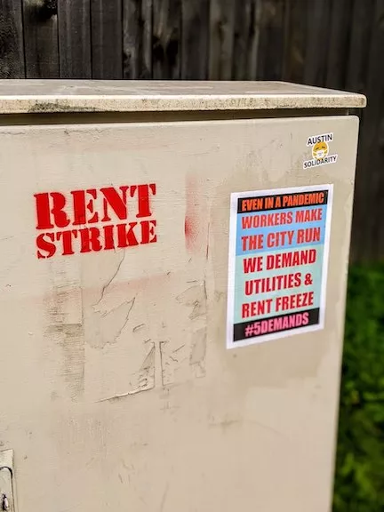 TX Austin Rent Strike