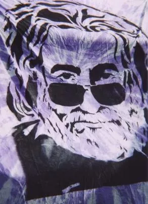 VT Coventry Jerry Garcia Grateful Dead on fabric
