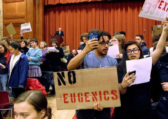 VT Middlebury Murray Protest