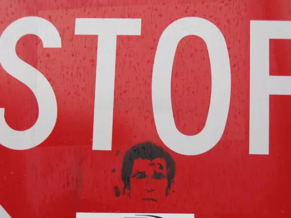 VT Burlington Stop Bush