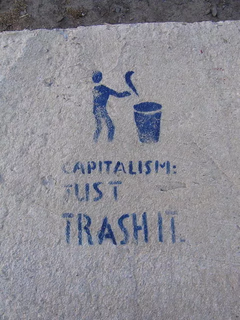 VT Montpelier Trash Capitalism
