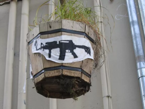 WA Olympia Machine Gun Sticker