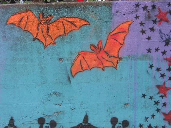 WA Seattle Stencil Jam bats