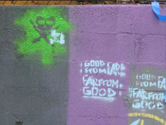WA Seattle Stencil Jam good from far