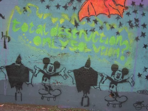 WA Seattle Stencil Jam total destruction