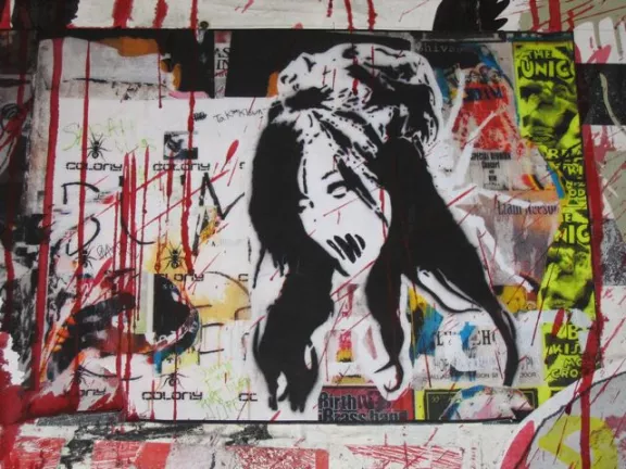 WA Seattle zombie wheatpaste