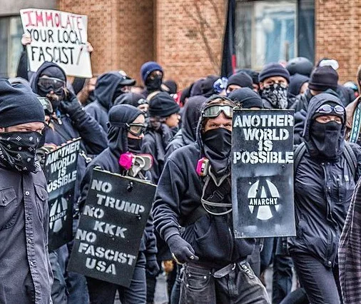 Washington, DC J20 Circle A Antifa