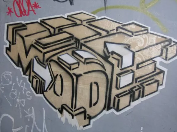 MD Baltimore Mode wheatpaste